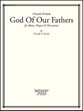 GOD OF OUR FATHERS BRS/ORG/PERC P.O.D. cover